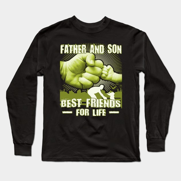 Father and son best friends for life Long Sleeve T-Shirt by vnsharetech